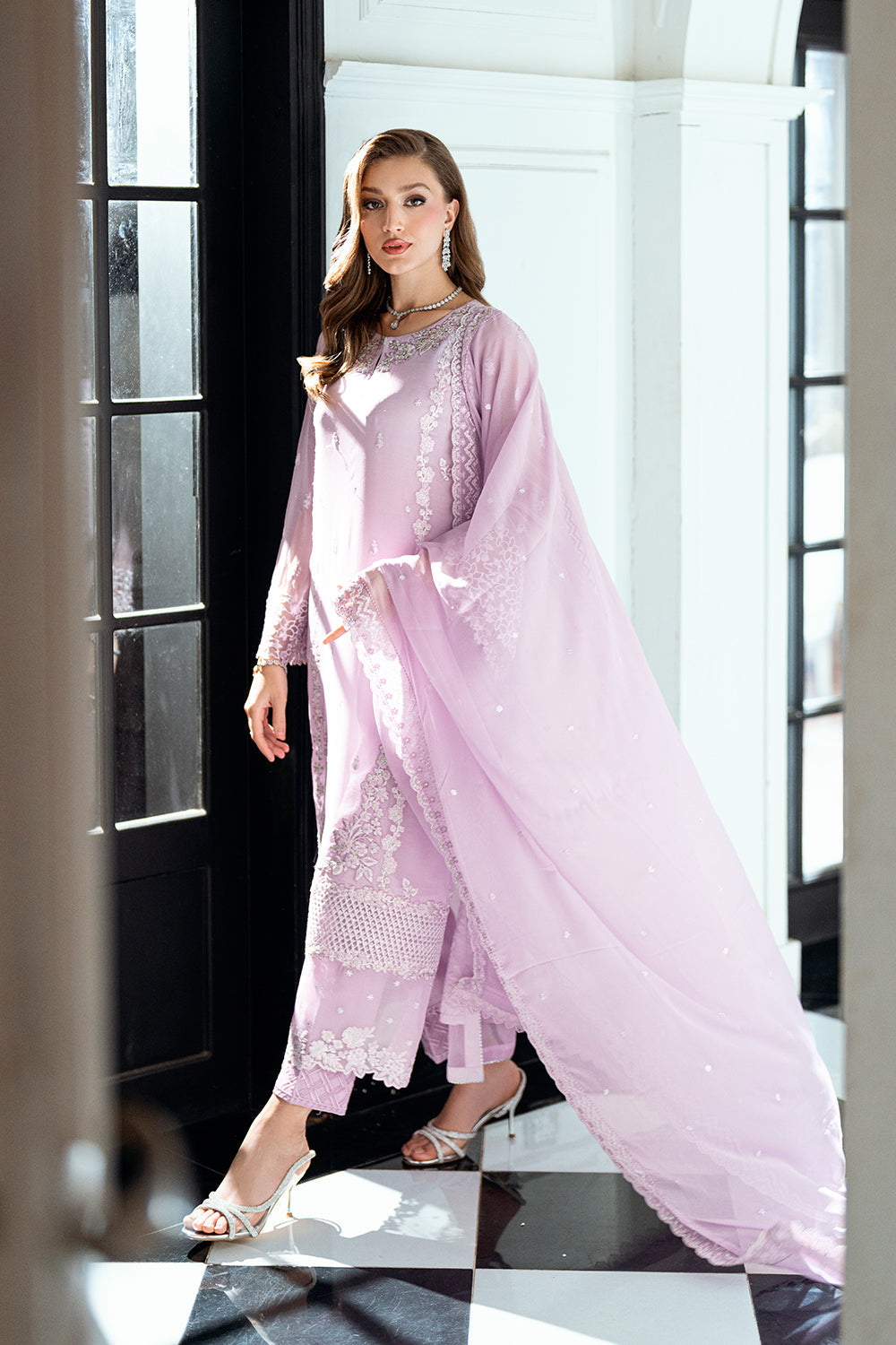 Azure | Ensembles | Dewy Lavender - Pakistani Designer Dress - by Azure - Type : Ladies Clothes - 100% Original at Saira Sultan