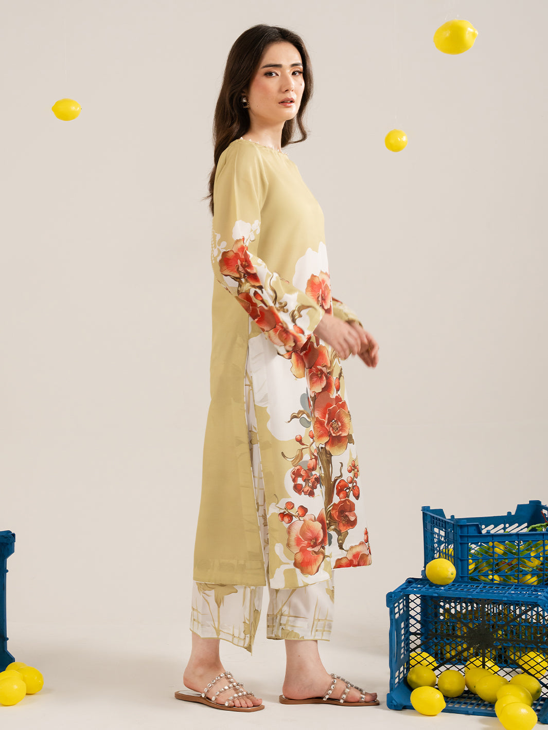 IZEL | Sunset street Pret | DRIZZLE - Pakistani Designer Dress - by Izel - Type : Ladies Clothes - 100% Original at Saira Sultan