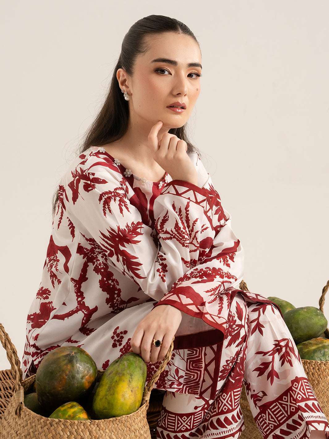 IZEL | Sunset street Pret | DUNE - Pakistani Designer Dress - by Izel - Type : Ladies Clothes - 100% Original at Saira Sultan