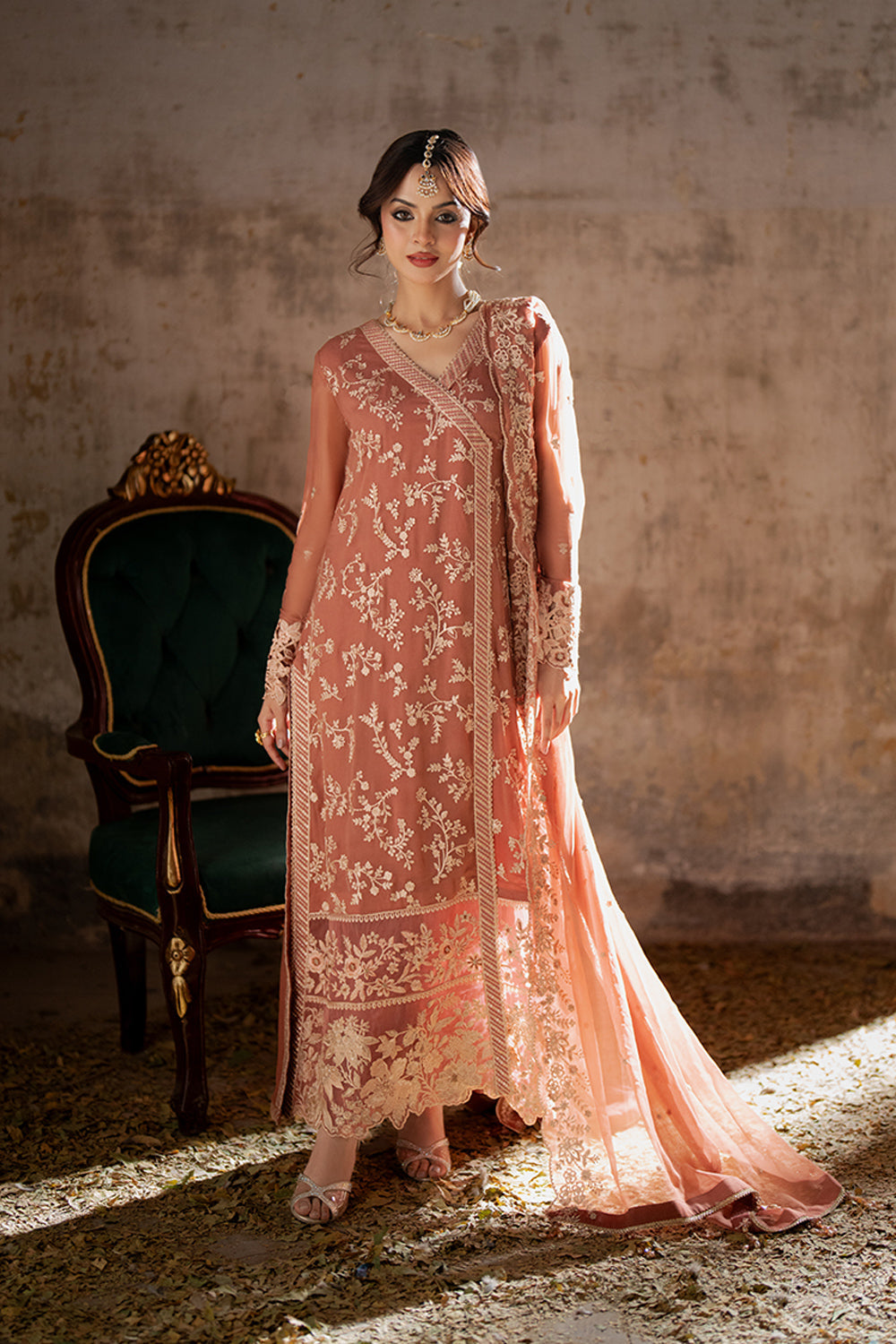 Azure | Ensembles | Dusky Bloom - Pakistani Designer Dress - by Azure - Type : Ladies Clothes - 100% Original at Saira Sultan