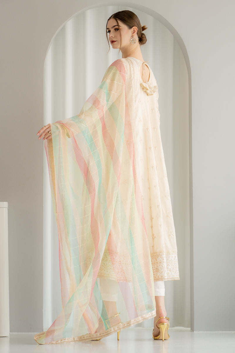 Ego | Diva Premium | PAKEEZA 3 PIECE M Cream Masoori