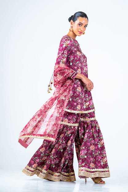 Ego | Diva Premium | ROSA 3 PIECE L Plum Viscose