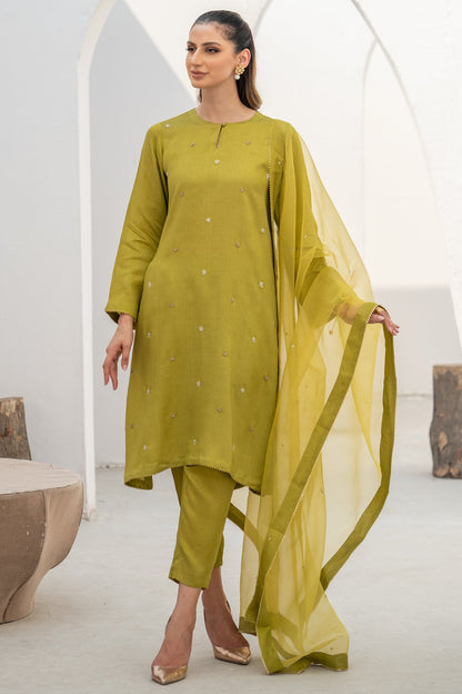 Ego | Diva Premium | MIRAH 3 PIECE XS Mustard Raw Silk