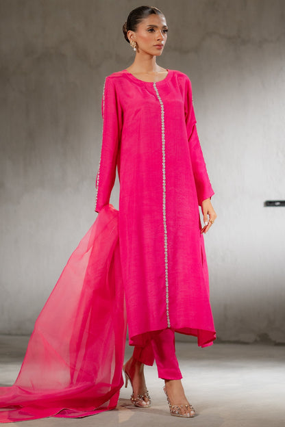 Ego | Diva Premium | INFINITE 3 PIECE L Hot Pink Raw Silk