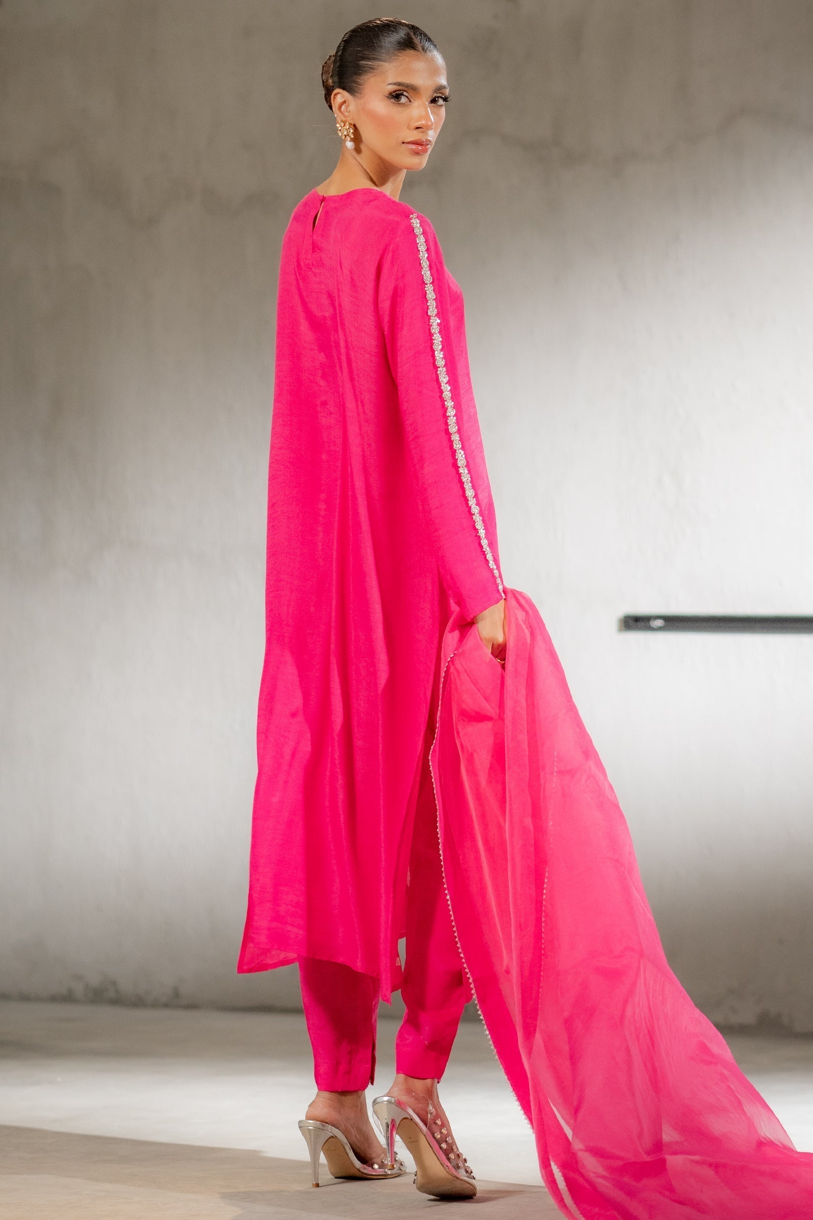 Ego | Diva Premium | INFINITE 3 PIECE S Hot Pink Raw Silk
