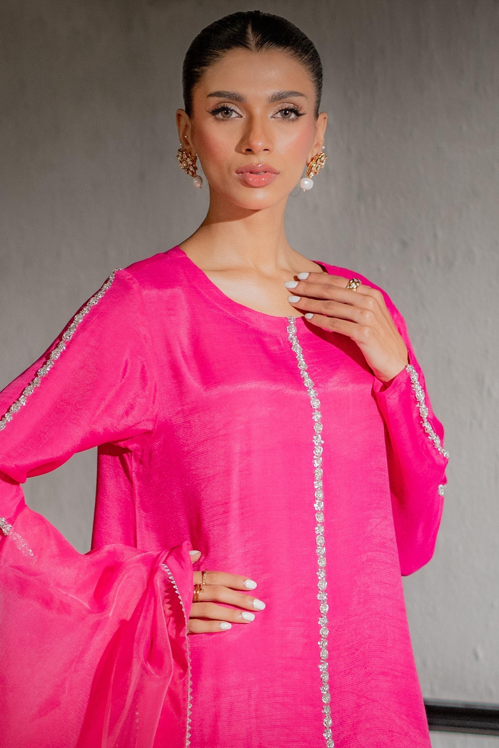 Ego | Diva Premium | INFINITE 3 PIECE M Hot Pink Raw Silk