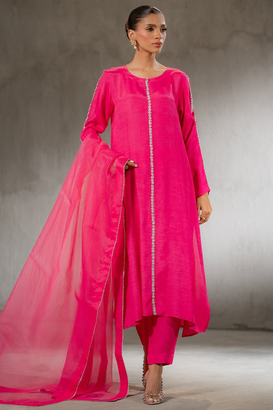 Ego | Diva Premium | INFINITE 3 PIECE XS Hot Pink Raw Silk