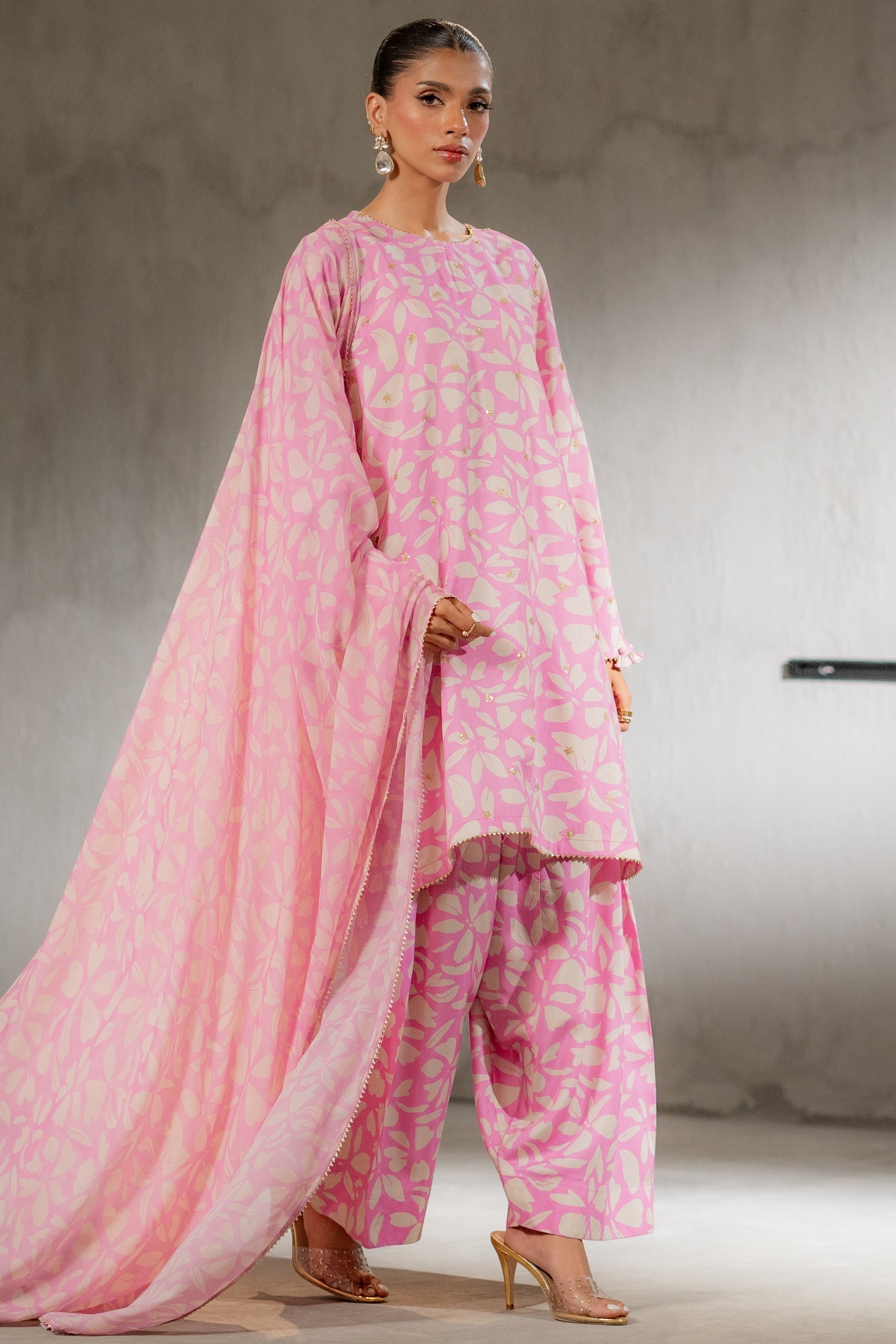 Ego | Diva Premium | JHILMIL 3 PIECE L Pink Viscose