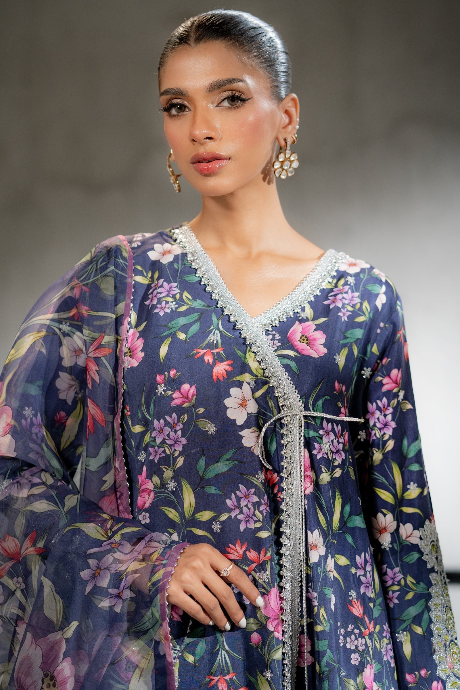 Ego | Diva Premium | BLING 3 PIECE L Navy Blue Viscose
