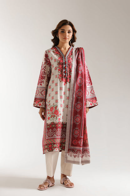 Ethnic | Spring Summer 25 | ES-07 XS Off White Lawn