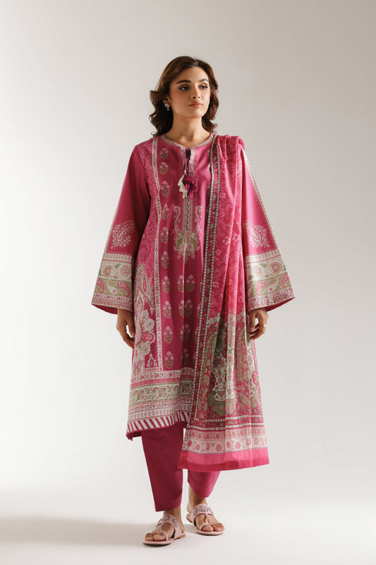 Ethnic | Spring Summer 25 | ES-14 XS Magenta Lawn