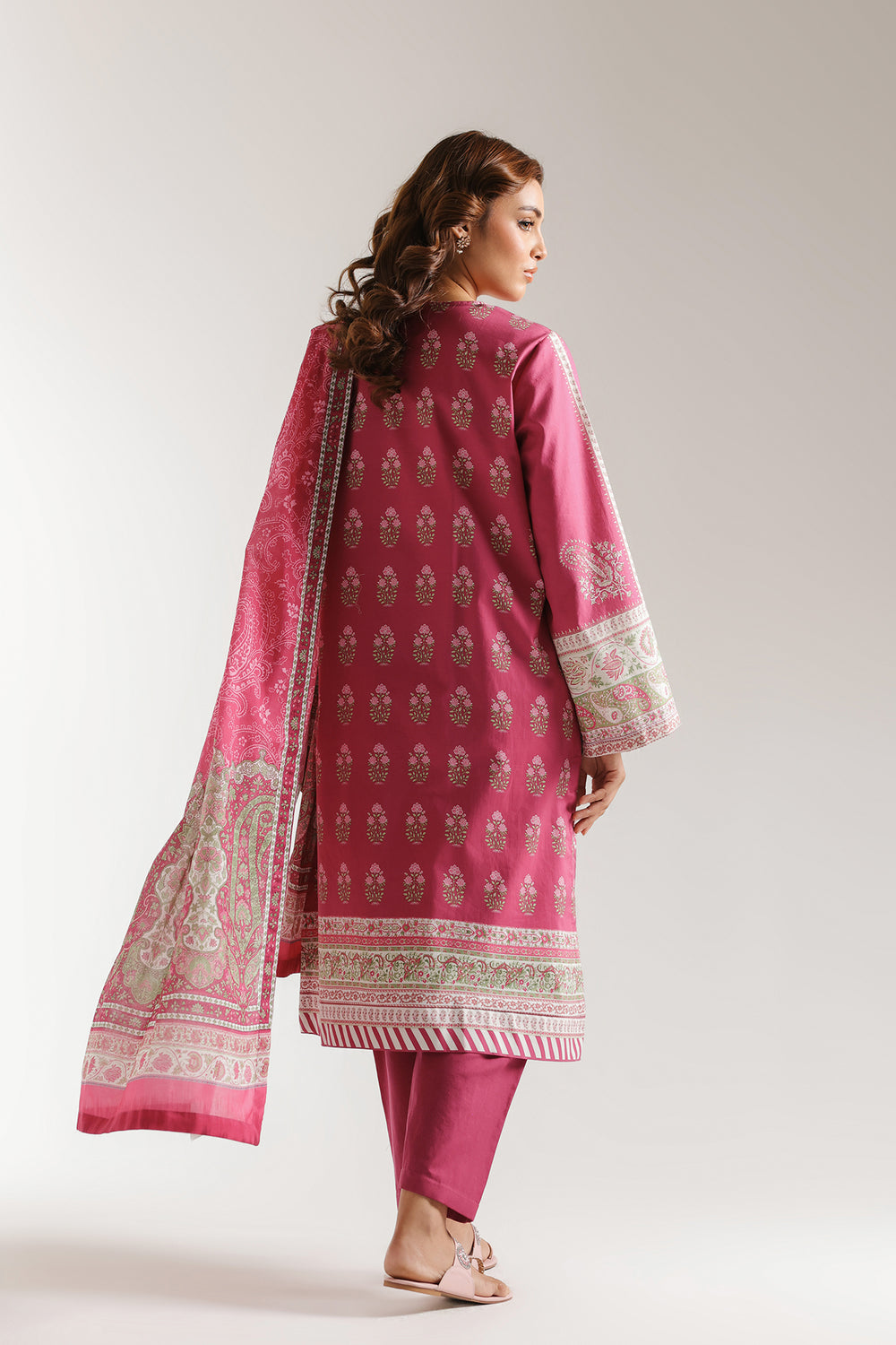 Ethnic | Spring Summer 25 | ES-14 S Magenta Lawn