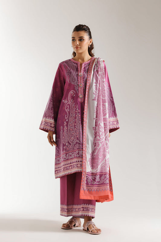 Ethnic | Spring Summer 25 | ES-11 XS Magenta Lawn