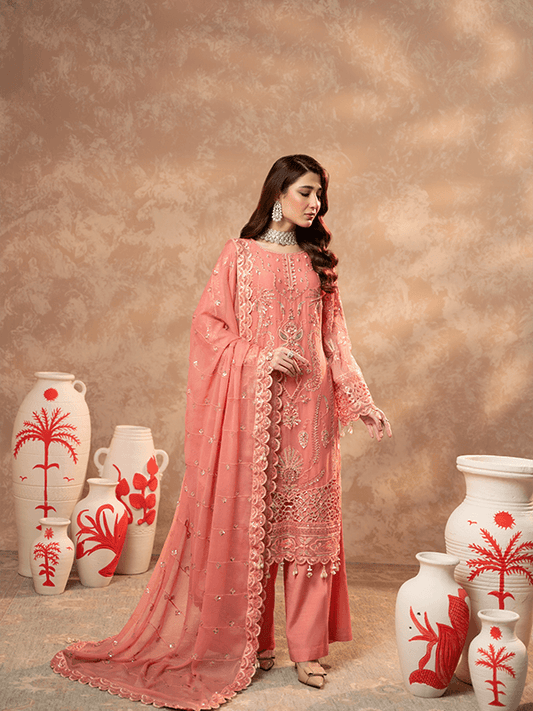 Zebtan | Zeenat Festive Collection | ZN-05 - Pakistani Designer Dress - by Zebtan | Type: Luxury - 100% Original at Saira Sultan
