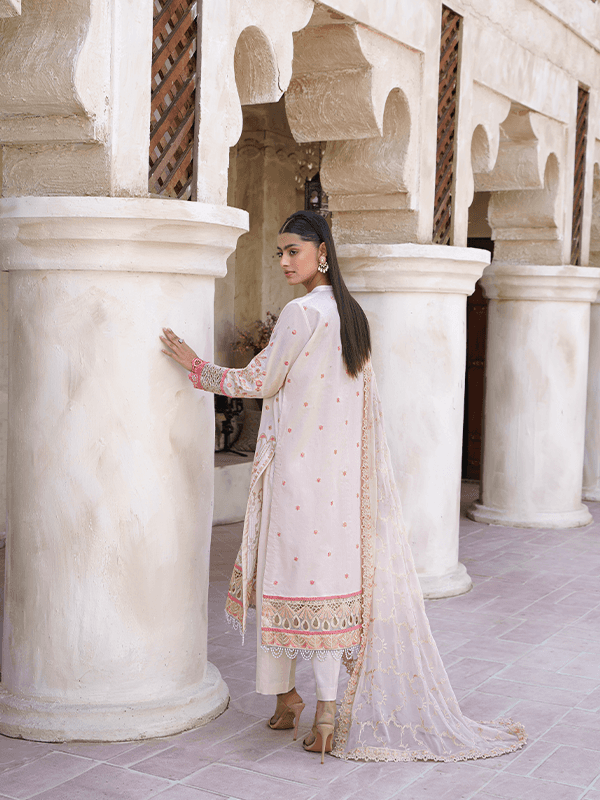 Zebtan | Zeenat Luxury Lawn Eid Collection | ZL 01 - Pakistani Designer Dress - by Zebtan | Type: Luxury - 100% Original at Saira Sultan
