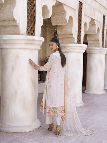 Zebtan | Zeenat Luxury Lawn Eid Collection | ZL 01 - Pakistani Designer Dress - by Zebtan | Type: Luxury - 100% Original at Saira Sultan