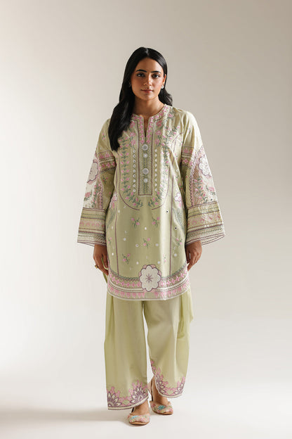 Ethnic | Rozana Collection 25 | Embroidered Dress 23A - Pakistani Designer Dress - by Ethnic - Type : Ladies Clothes - 100% Original at Saira Sultan
