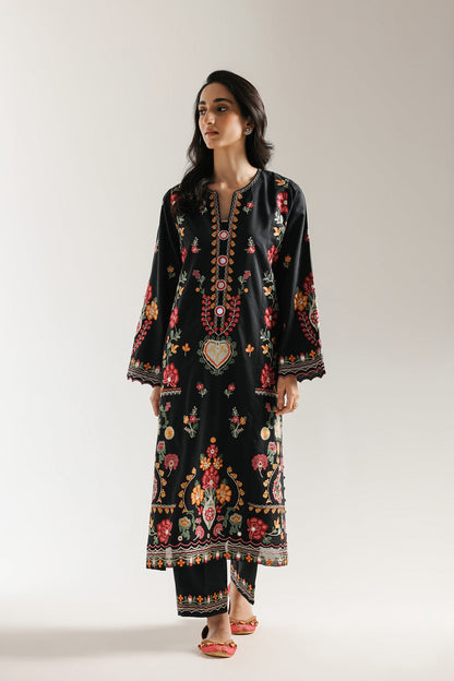 Ethnic | Rozana Collection 25 | Embroidered Dress 16A - Pakistani Designer Dress - by Ethnic - Type : Ladies Clothes - 100% Original at Saira Sultan