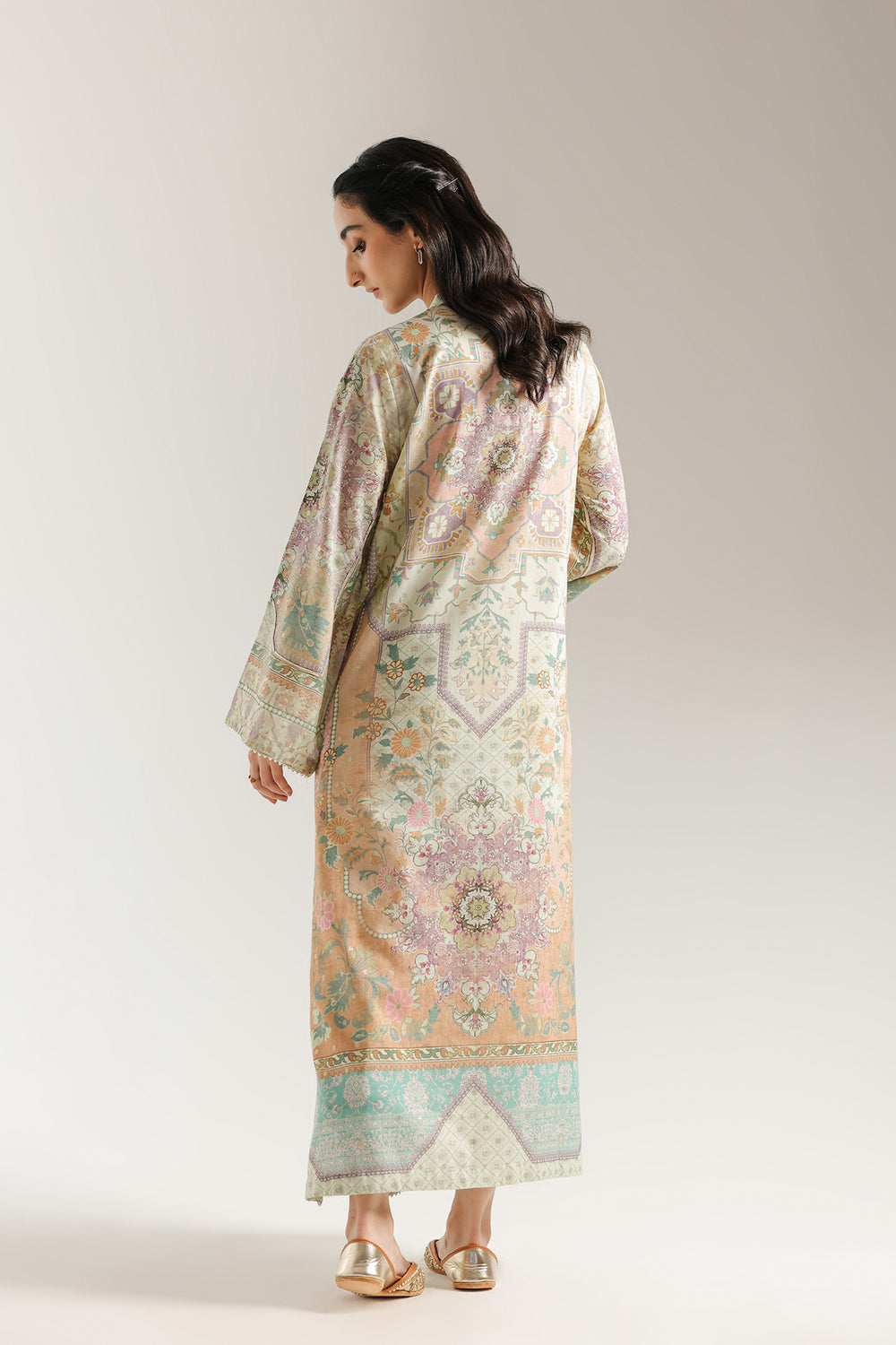 Ethnic | Rozana Collection 25 | Embroidered Dress 14A - Pakistani Designer Dress - by Ethnic - Type : Ladies Clothes - 100% Original at Saira Sultan