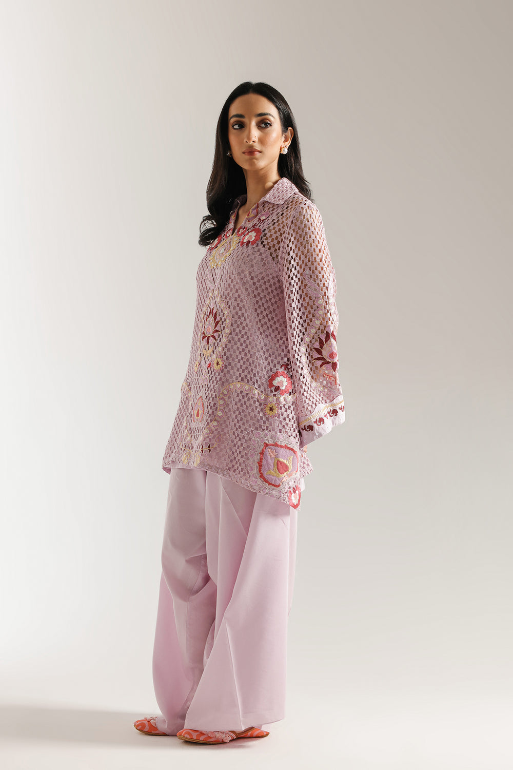 Ethnic | Rozana Collection 25 | Embroidered Dress 13A - Pakistani Designer Dress - by Ethnic - Type : Ladies Clothes - 100% Original at Saira Sultan
