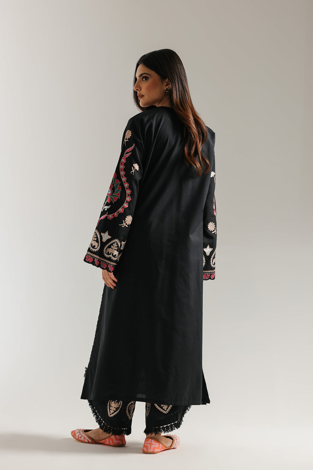 Ethnic | Rozana Collection 25 | Embroidered Dress 25A - Pakistani Designer Dress - by Ethnic - Type : Ladies Clothes - 100% Original at Saira Sultan