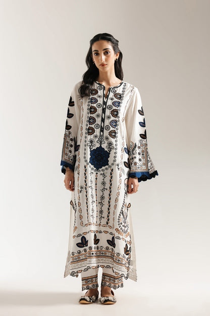 Ethnic | Rozana Collection 25 | Embroidered Dress 10A - Pakistani Designer Dress - by Ethnic - Type : Ladies Clothes - 100% Original at Saira Sultan