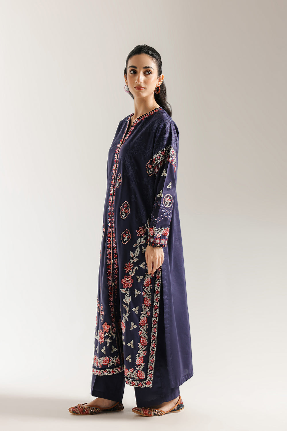 Ethnic | Rozana Collection 25 | Embroidered Dress 05A - Pakistani Designer Dress - by Ethnic - Type : Ladies Clothes - 100% Original at Saira Sultan