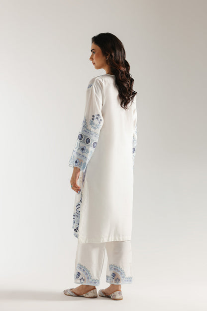Ethnic | Rozana Collection 25 | Embroidered Dress 17A - Pakistani Designer Dress - by Ethnic - Type : Ladies Clothes - 100% Original at Saira Sultan