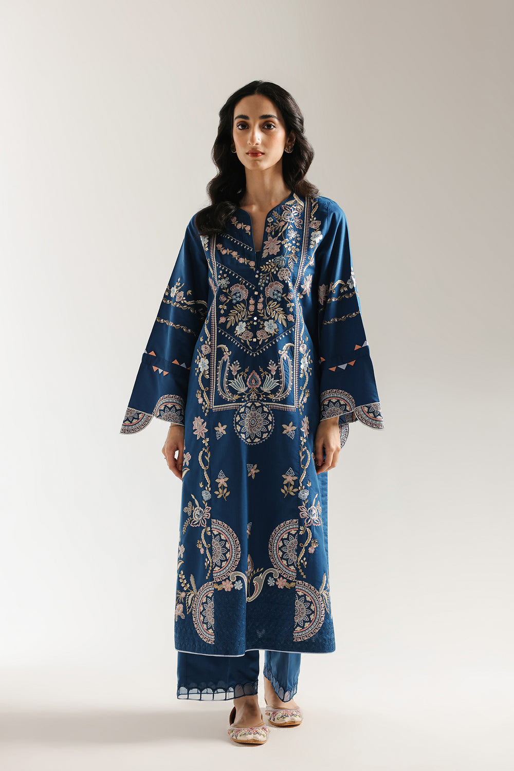 Ethnic | Rozana Collection 25 | Embroidered Dress 04A - Pakistani Designer Dress - by Ethnic - Type : Ladies Clothes - 100% Original at Saira Sultan