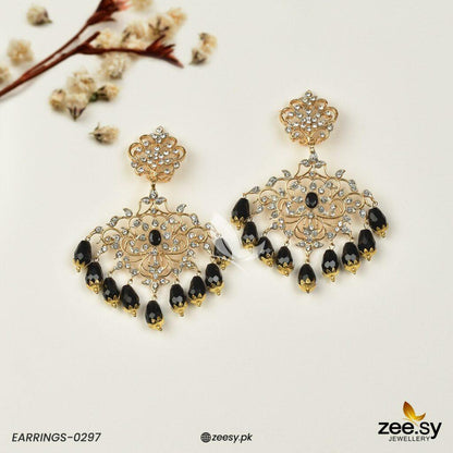 Earrings-0297 Black