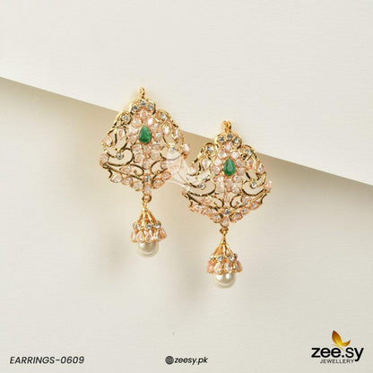 Earrings-0609 Green
