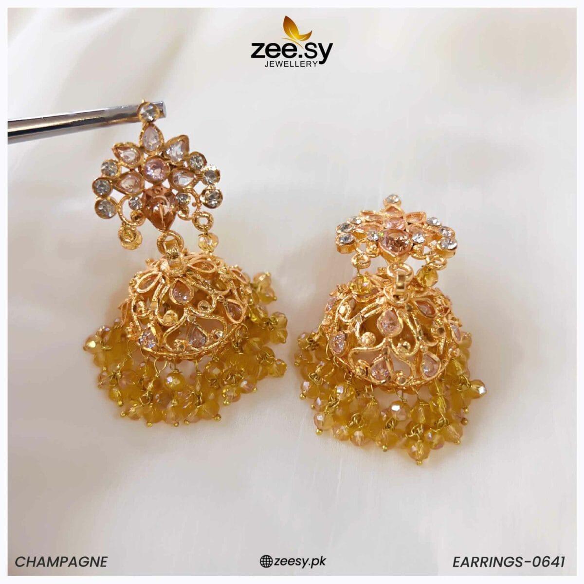 Earrings-0641 Champagne