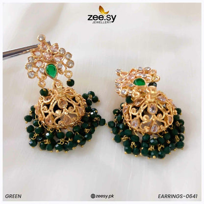 Earrings-0641 Green