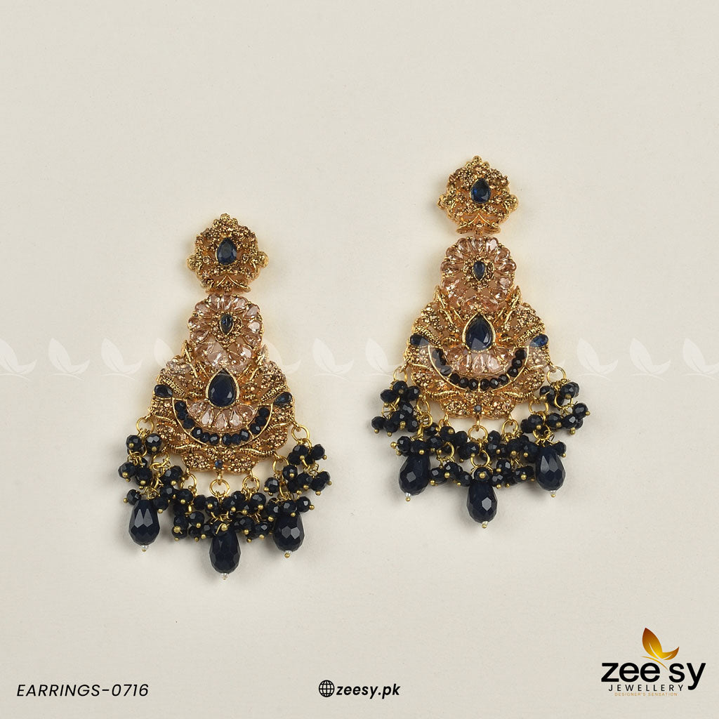 Earrings-0716 Blue