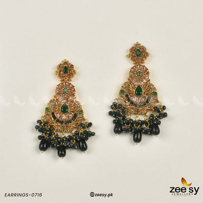 Earrings-0716 Green