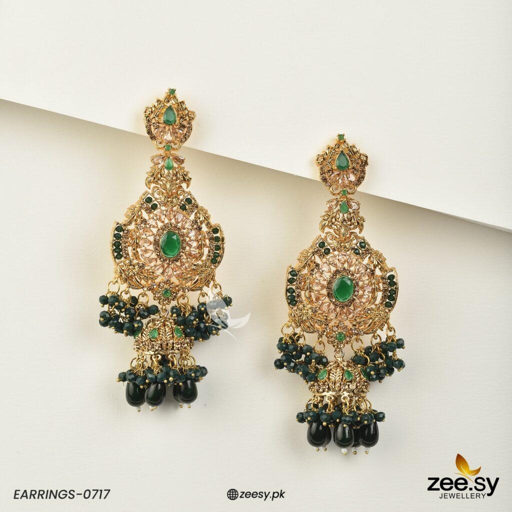Earrings-0717 Green