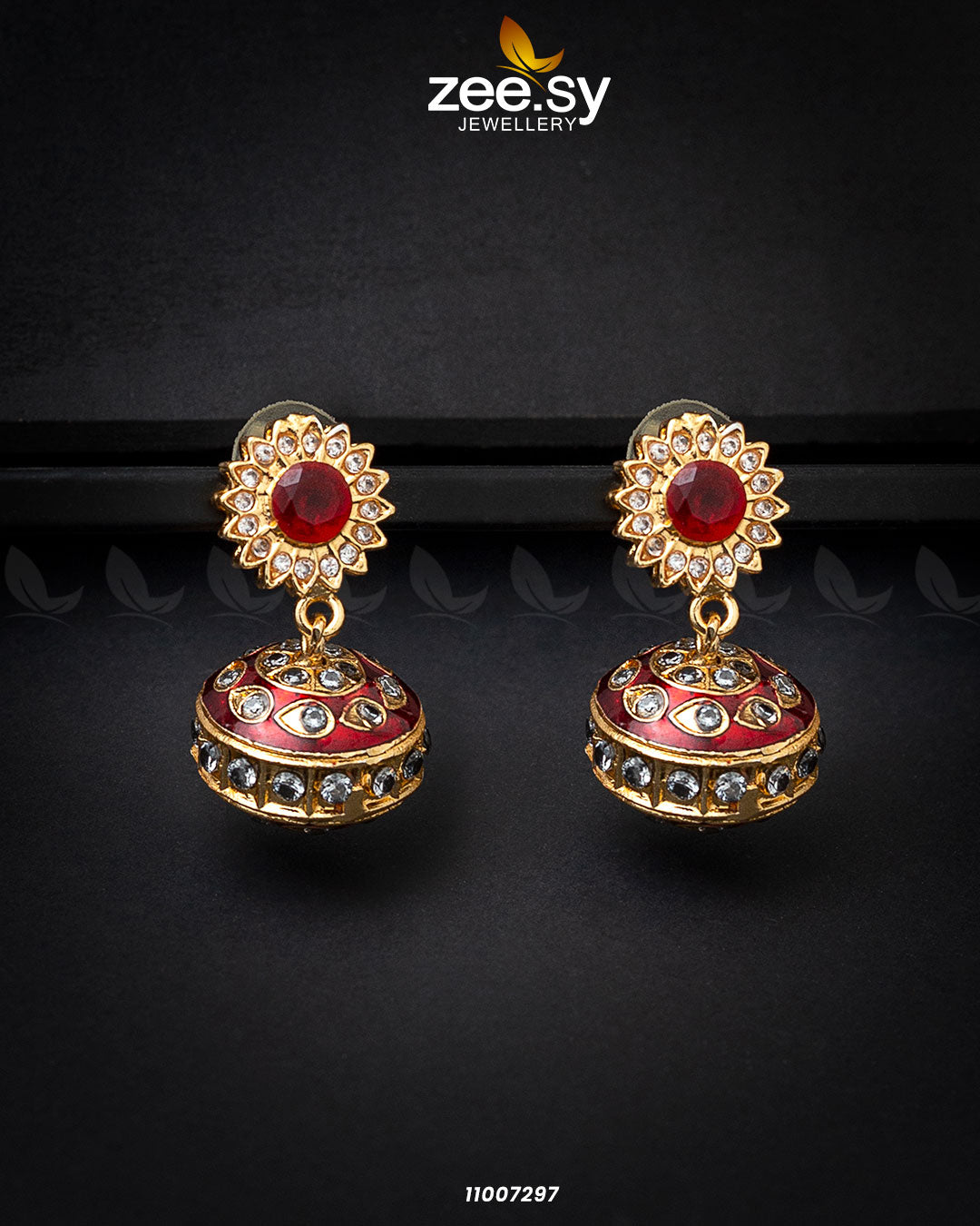 Earrings-0737 Red