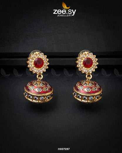 Earrings-0737 Red