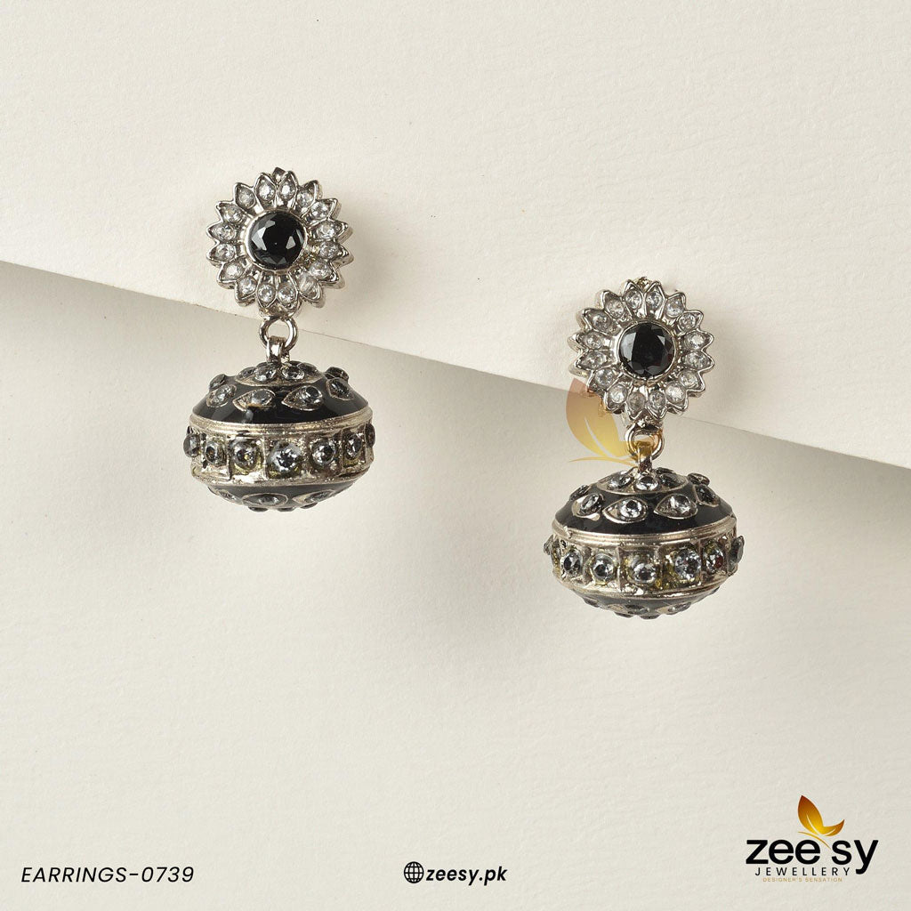 Earrings-0739 Black