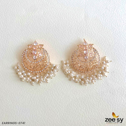 Earrings-0741 White