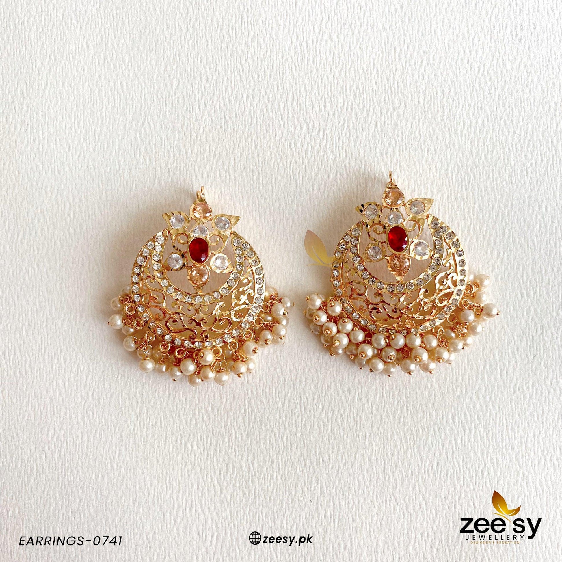 Earrings-0741 Red