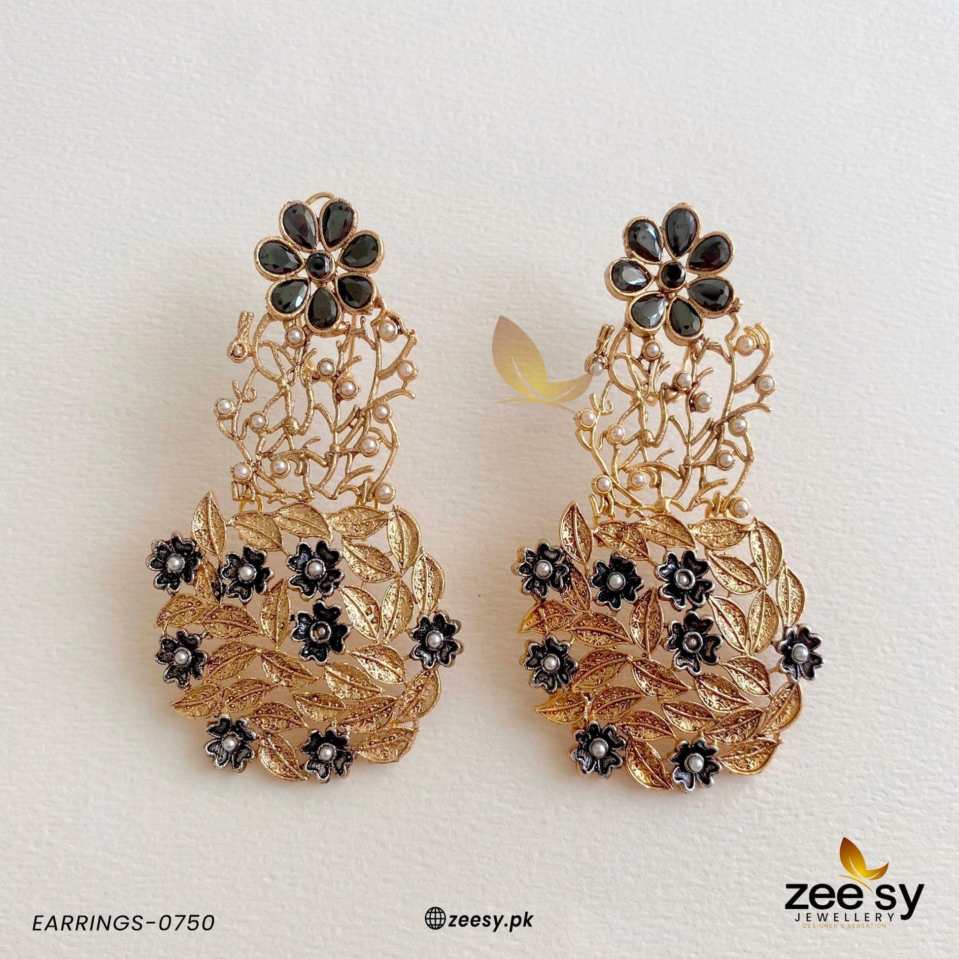 Earrings-0750 Black