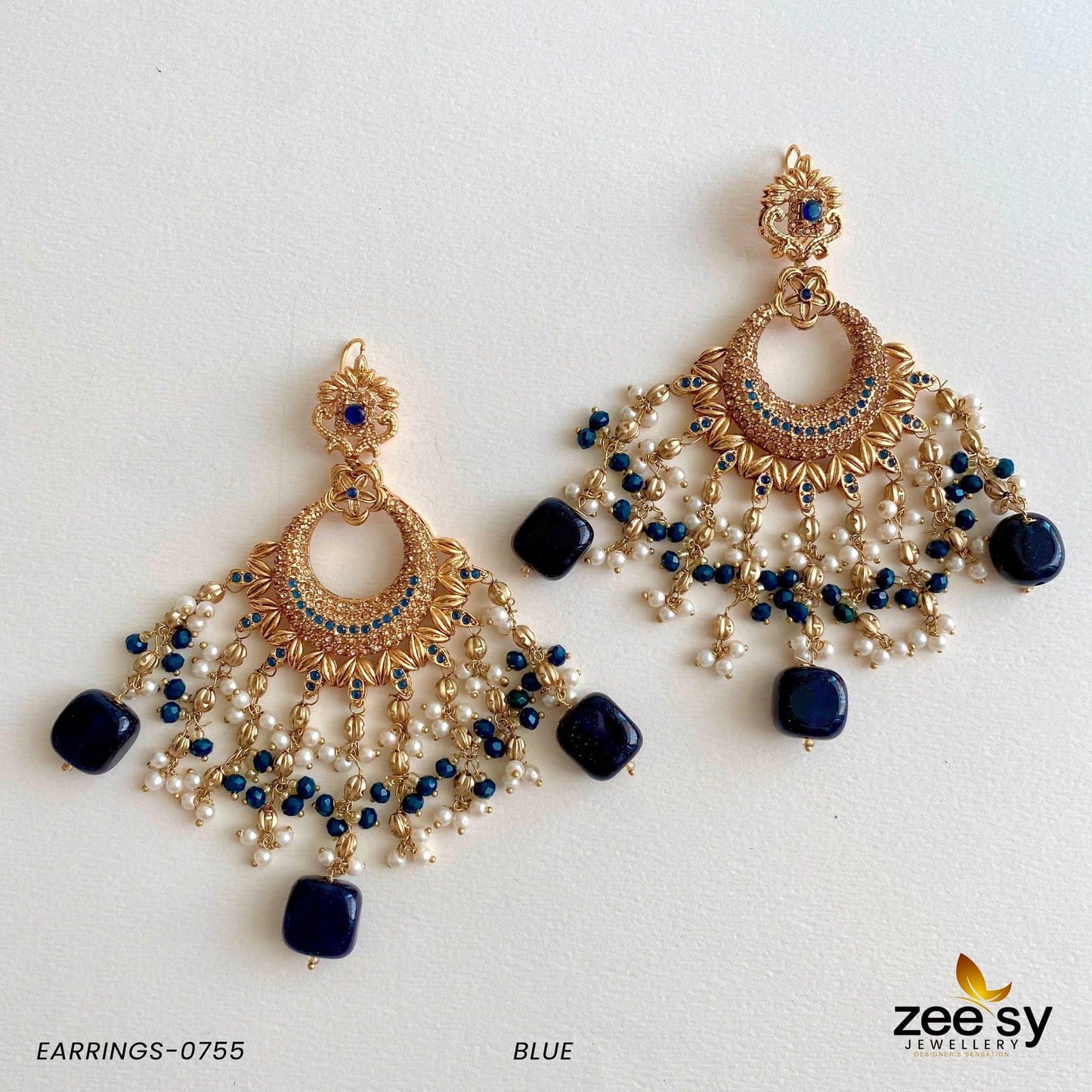 Earrings-0755 Blue