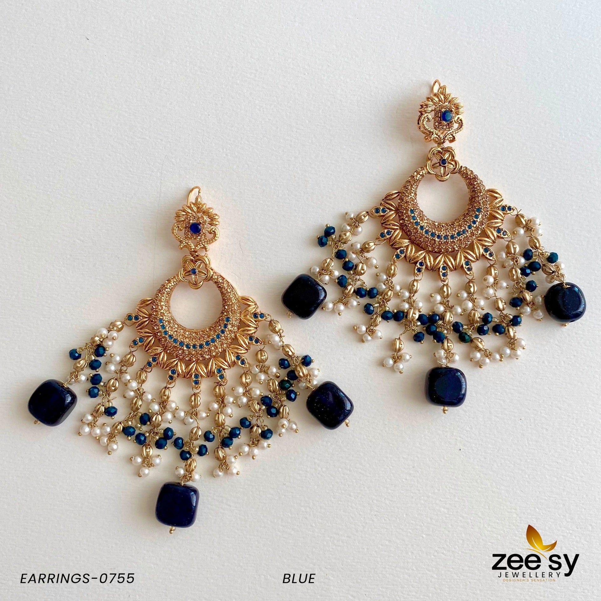 Earrings-0755 Blue