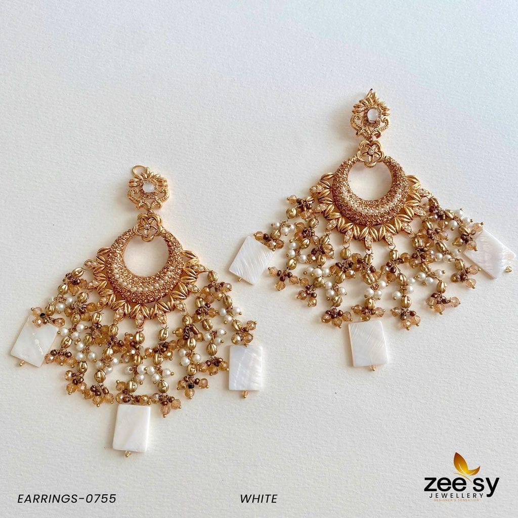 Earrings-0755 White