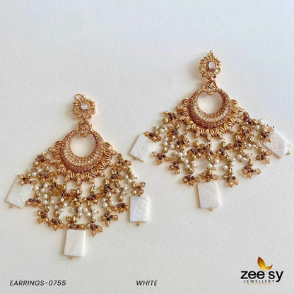 Earrings-0755 White