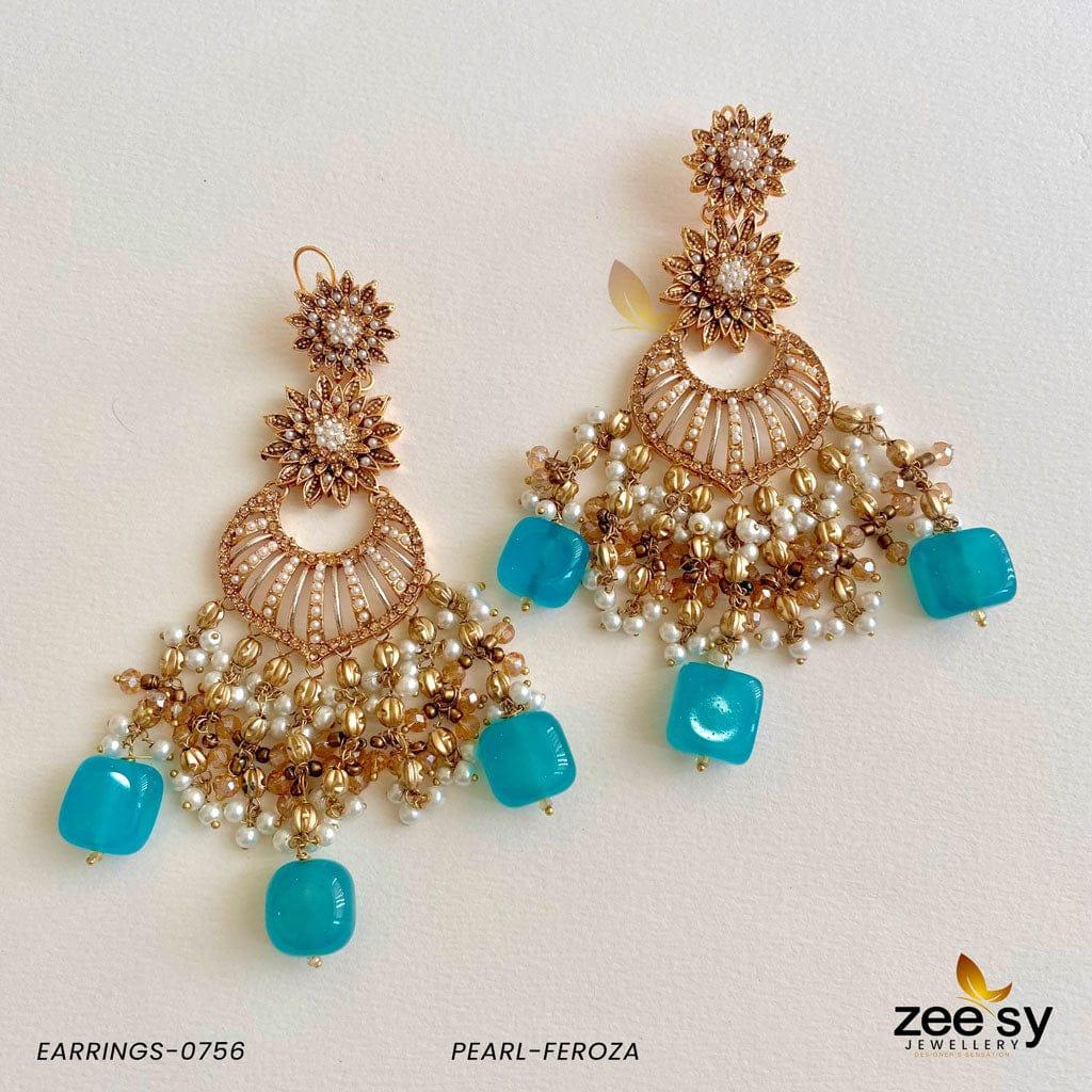 Earrings-0756 Pearl-Feroza