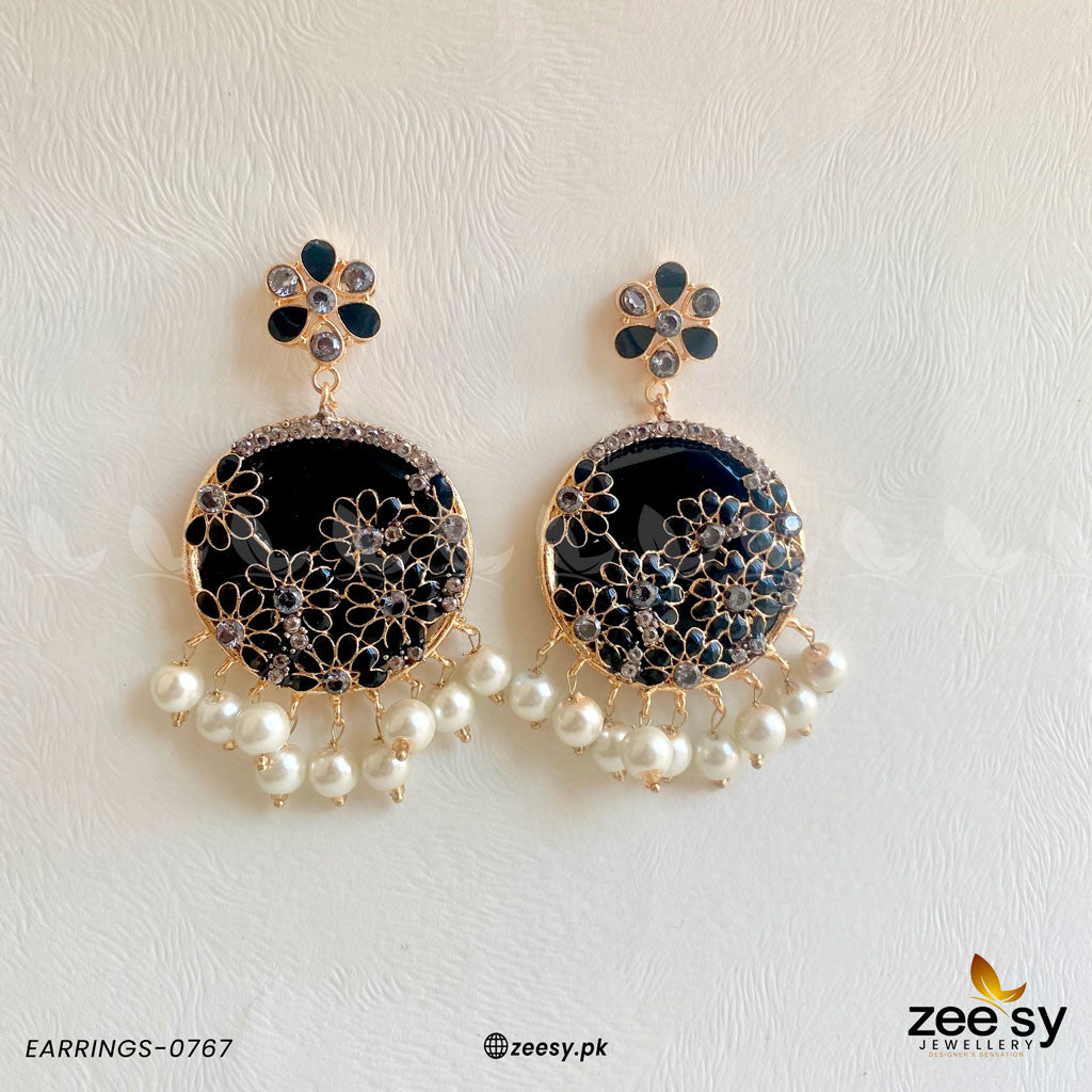 Earrings-0767 Black