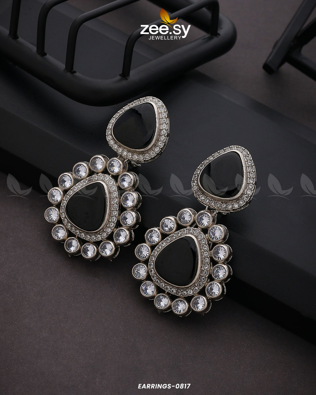 Earrings-0817 Black