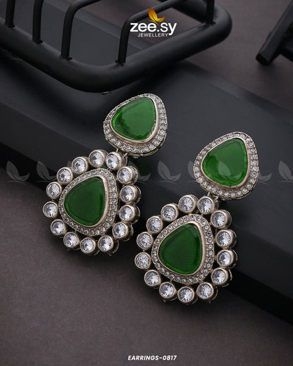 Earrings-0817 Green